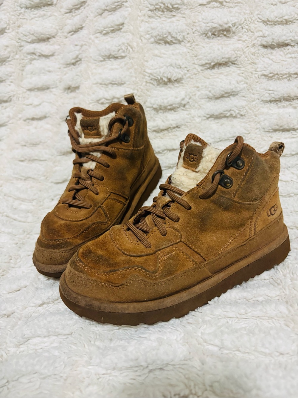 UGG Kids' Highland Hi Heritage Sneaker Boots (Style 1134550K)